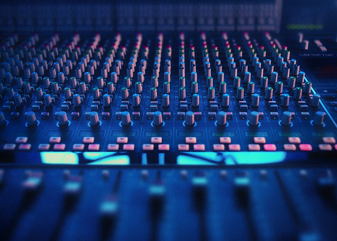Console at Far Heath Recording Studios